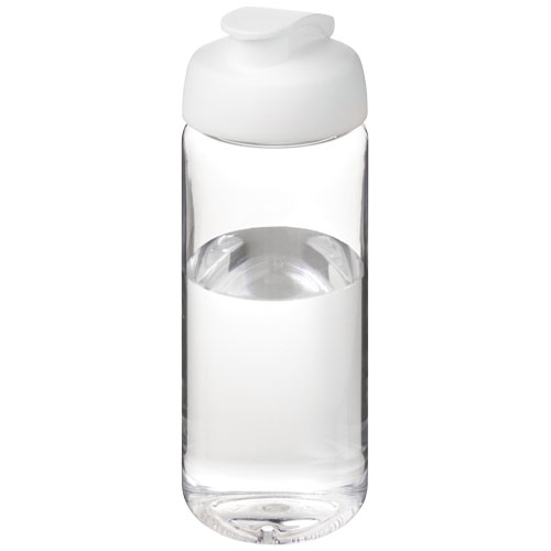 Bouteille sport promotionnelle 600 ml H2O Active® Octave Tritan™ Translucide et Blanc